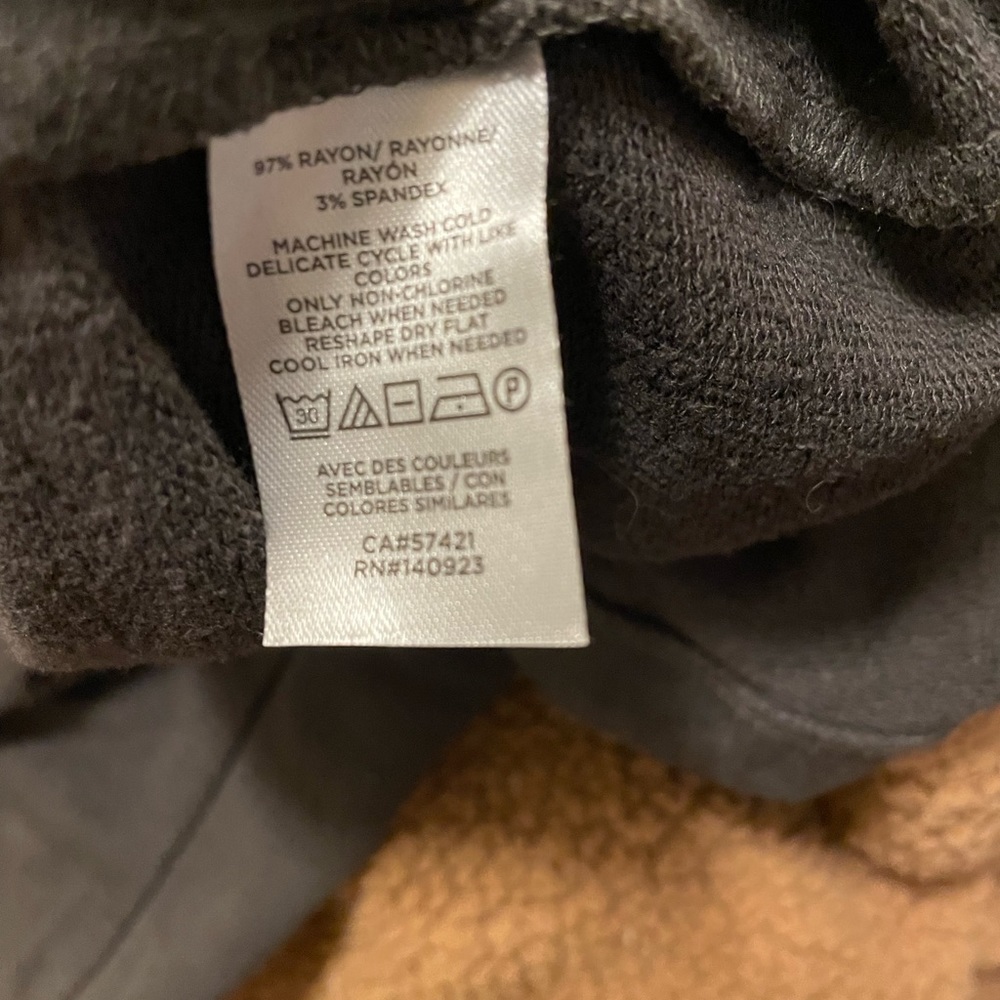 Lou & Gray By Loft Signature Soft  Cow Neck Top Gray Size XXS - Picture 6 of 7
